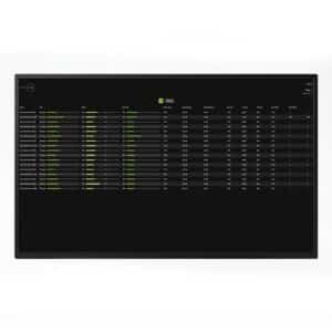 Displays the information of the cure puck such as RH, Temperature of Chamber, Burping on/off and more